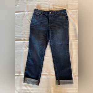 Chico’s So Slimming Girlfriend Slim Leg Crop jeans, sz 0 (4/6)